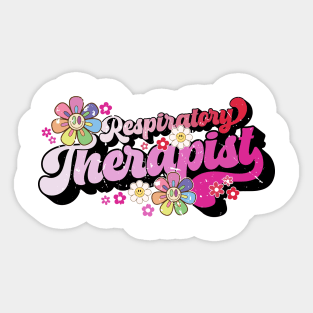 Retro Respiratory Therapist Sticker